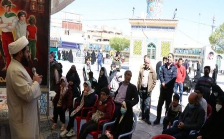 بیش از 50 هزار نفر از خیمه معرفت مزار شیخان قم بازدید کردند بیش از 50 هزار نفر از خیمه معرفت مزار شیخان قم بازدید کردند